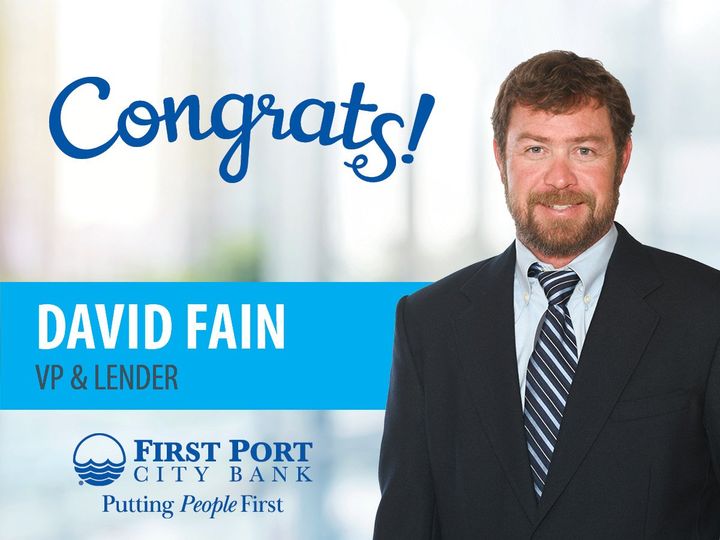 David Fain promoted to Vice President & Lending Officer.