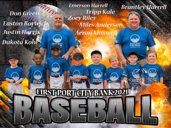 First Port City Bank Baseball Team 2021