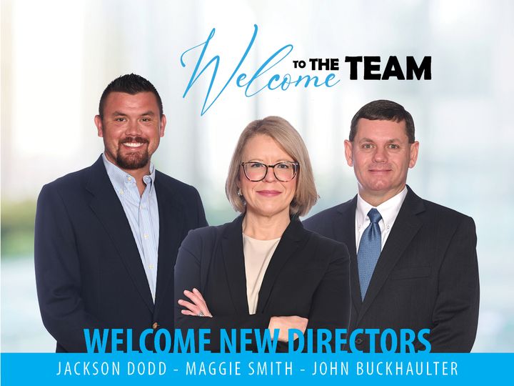 welcome new directors