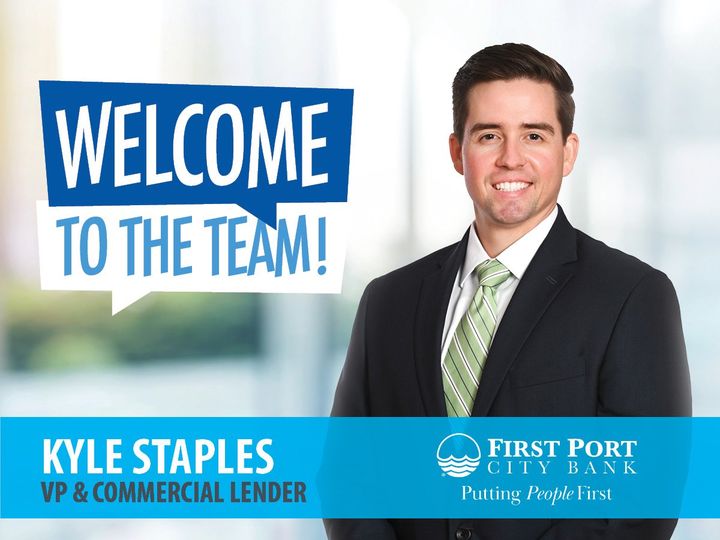 Welcome Kyle Staples, VP & Commercial Lender 2021