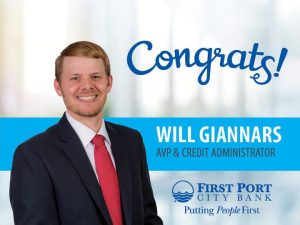 Will Giannars Promoted To AVP & Credit Administrator