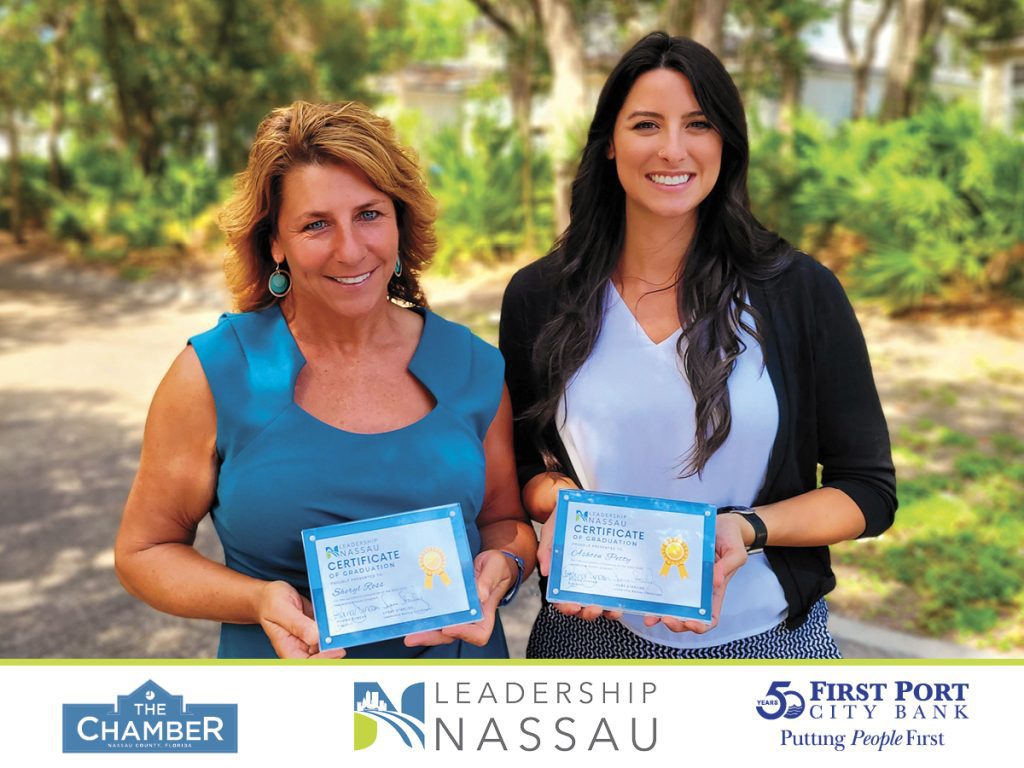 First Port City Bank's Sheryl Ross and Ashton Petty Complete The Leadership Nassau Program by Nassau County Chamber of Commerce